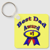 Best Dad Award # 1 Vader Sleutelhanger (Voorkant)