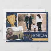 Best Dad Award Foto Wenskaart Kaart (Voorkant)