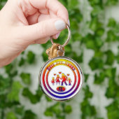 Best Dad Award Rainbow Family Sleutelhanger (Hand)