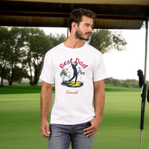 Best Dad beroemd gemaakt door Par Custom Golfen T-shirt