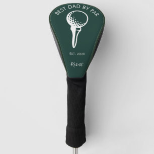 Best Dad beroemd gemaakt door Par Custom Script Mi Golfheadcover