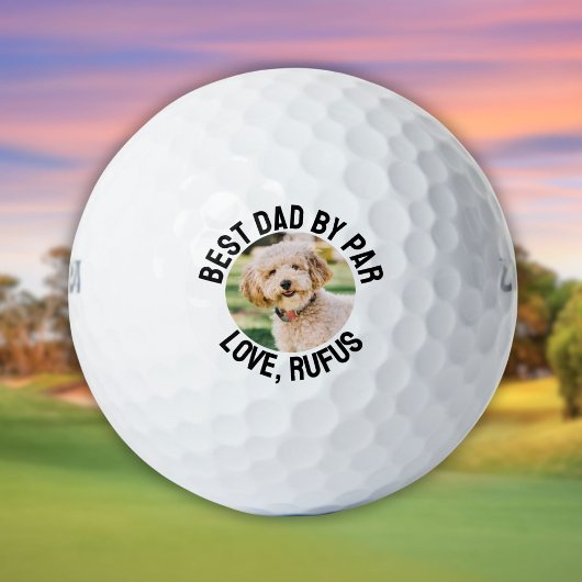 Best Dad beroemd gemaakt door Par Dog Golfballen