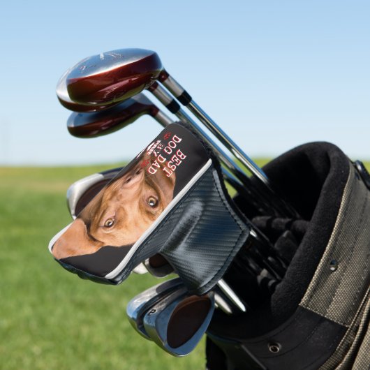 Best Dad beroemd gemaakt door Par Dog Golfheadcover (Insitu)