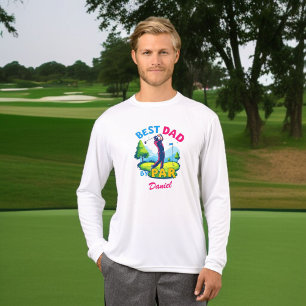 Best Dad beroemd gemaakt door Par   Golfen pa Vade Tri-Blend Shirt