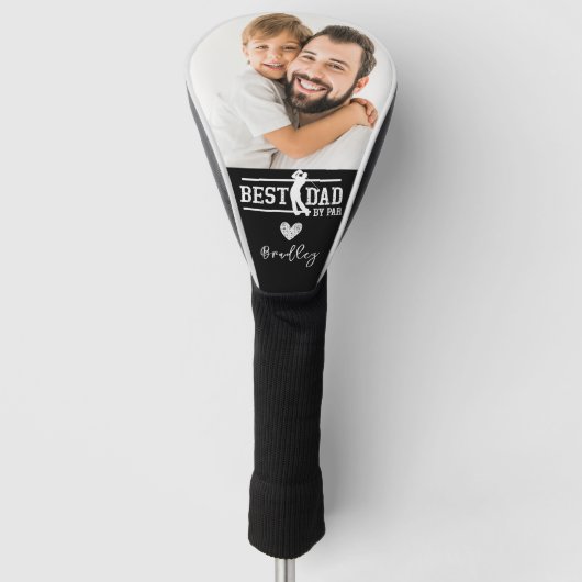 Best Dad beroemd gemaakt door Par Photo Golfheadcover (Voorkant)