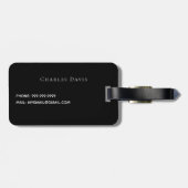 Best Dad beroemd gemaakt door Park Golf Monogram B Bagagelabel (Achterkant horizontaal)