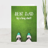 Best Dad by a Long Shot Card Kaart (Voorkant)
