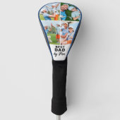 BEST DAD BY PAR Custom 4 Fotocollage Golfheadcover (Voorkant)