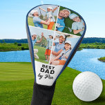 BEST DAD BY PAR Custom 4 Fotocollage Golfheadcover<br><div class="desc">Best Dad By Par ... Twee van je favoriete dingen, golf en je kinderen! Nu kan je ze meenemen terwijl je 18 holes speelt. Introductie van het perfecte cadeau voor de golfliefhebbende vader in je leven: een gepersonaliseerde golf hoofddeksel met een moderne twist! Deze aangepaste cover heeft de uitdrukking "Best...</div>