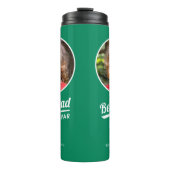 Best Dad By Par Custom Kind Foto Golfgroen Thermosbeker (Voorkant)