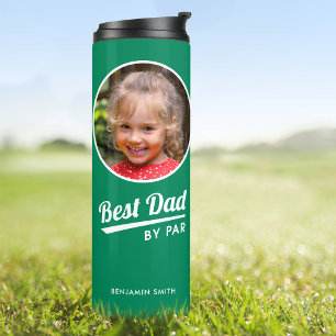 Best Dad By Par Custom Kind Foto Golfgroen Thermosbeker