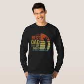 Best Dad By Par Daddy Father s Day Golf  Golfer Go T-shirt (Voorkant volledig)