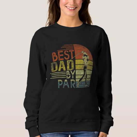 Best Dad By Par Father s Day Golf  Grandpa Trui (Voorkant)