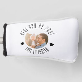 BEST dad BY PAR Foto Gepersonaliseerde vaderdag Golfheadcover