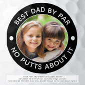 BEST DAD BY PAR Foto Grappige aangepaste kleuren Golfballen