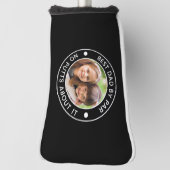 BEST DAD BY PAR Foto Grappige aangepaste kleuren Golfheadcover (Draai 90)