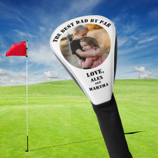 Best Dad By Par Foto Kind Namen Golfheadcover