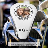 BEST DAD BY PAR Foto Monogram Grappig Golfheadcover