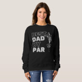 Best Dad By Par Frisbee Disc Golf Player Trui (Voorkant volledig)