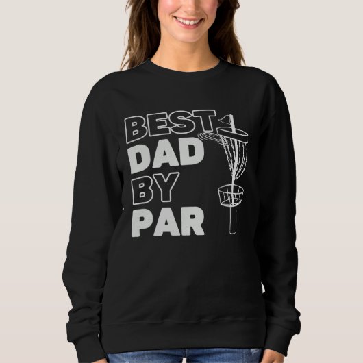 Best Dad By Par Frisbee Disc Golf Player Trui (Voorkant)