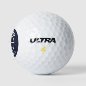 Best Dad By Par Gepersonaliseerde naam Golfballen (Logo)