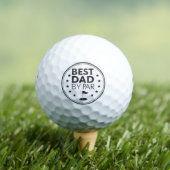 Best Dad By Par Golf Badge Design Golfballen (Insitu Shirt)