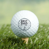 Best Dad By Par Golf Badge Design Golfballen (Insitu Shirt)
