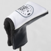 Best Dad By Par Golf Badge Design Golfheadcover (3/4 voorkant)