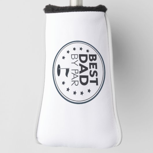 Best Dad By Par Golf Badge Design Golfheadcover (Draai 90)