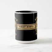 Best Dad By Par Golf Ball Personalized  Mok (Midden)