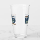 Best Dad By Par – Golf Dad Silhouette Design Glas (Links)