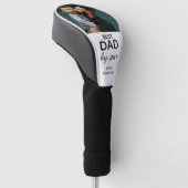 Best Dad by Par Golf Quote with Love Golfheadcover (Schuin)