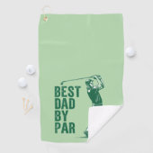 Best Dad by Par Golfhanddoek (Insitu)
