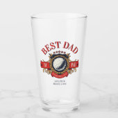Best Dad By Par Seal Elegant Custom Glas (Voorkant)