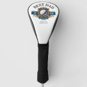 Best Dad By Par Seal Elegant Custom Golfheadcover (Voorkant)