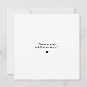 Best Dad Custom Photo Heart | Vaderdag (Achterkant)