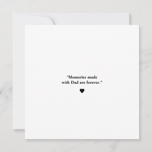 Best Dad Custom Photo Heart | Vaderdag (Achterkant)