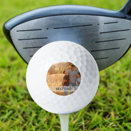 Best Dad Custom Photo Personalized Golf Balls Golfballen