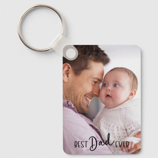 Best Dad Ever 2-photo Sleutelhanger (Voorkant)
