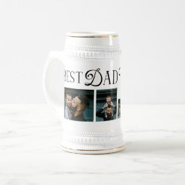 Best Dad Ever 3 Photos Heart fathers Day Gifts Bierpul