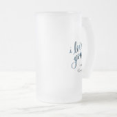 BEST DAD EVER aangepaste Frosted Beer Mok (Voorkant rechts)