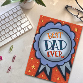 Best Dad Ever Award Funny Inspirivity Kaart