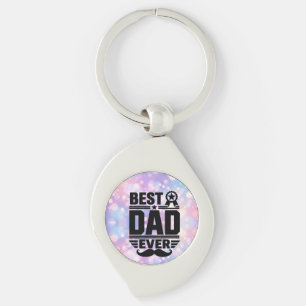 Best Dad Ever Award Lintje Snorhaar Cadeau Sleutelhanger