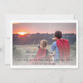 Best DAD ever Blue Waterverf Stropdas Vaderdag Pet Aankondiging (Achterkant)