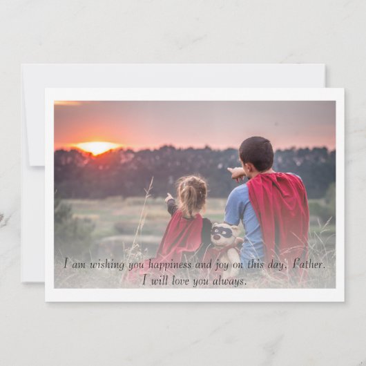 Best DAD ever Blue Waterverf Stropdas Vaderdag Pet Aankondiging (Achterkant)