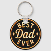 Best Dad Ever  – Bold, Proud & Stylish Sleutelhanger (Achterkant)