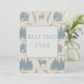 Best Dad Ever Card Kaart (Staand voorkant)