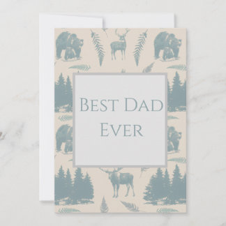 Best Dad Ever Card Kaart