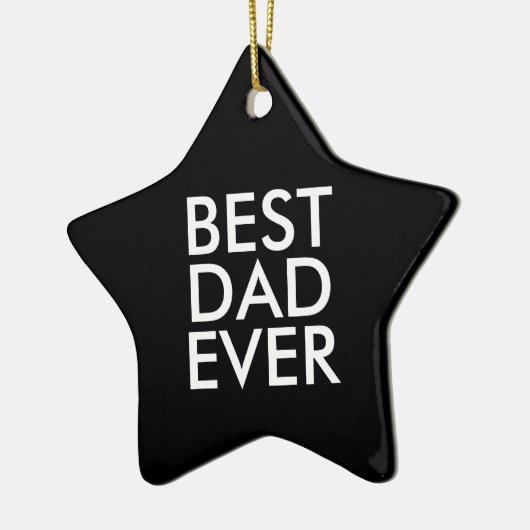 Best dad ever | Christmas gift idea Keramisch Ornament (Links)