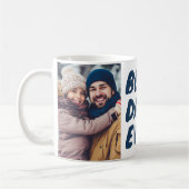 Best. Dad. Ever. Custom 2 Photo Koffiemok (Links)
